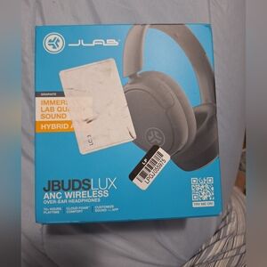 JLab JBuds Lux ANC Wireless Over-Ear Headphones - Gray